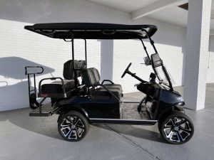 2022 Black Out Evolution Classic 4 Plus Golf Cart 046